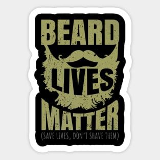 Beard Lives Matter Sticker